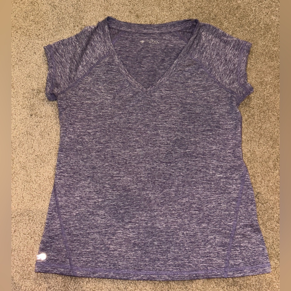Ideology Heathered Purple Women's Top